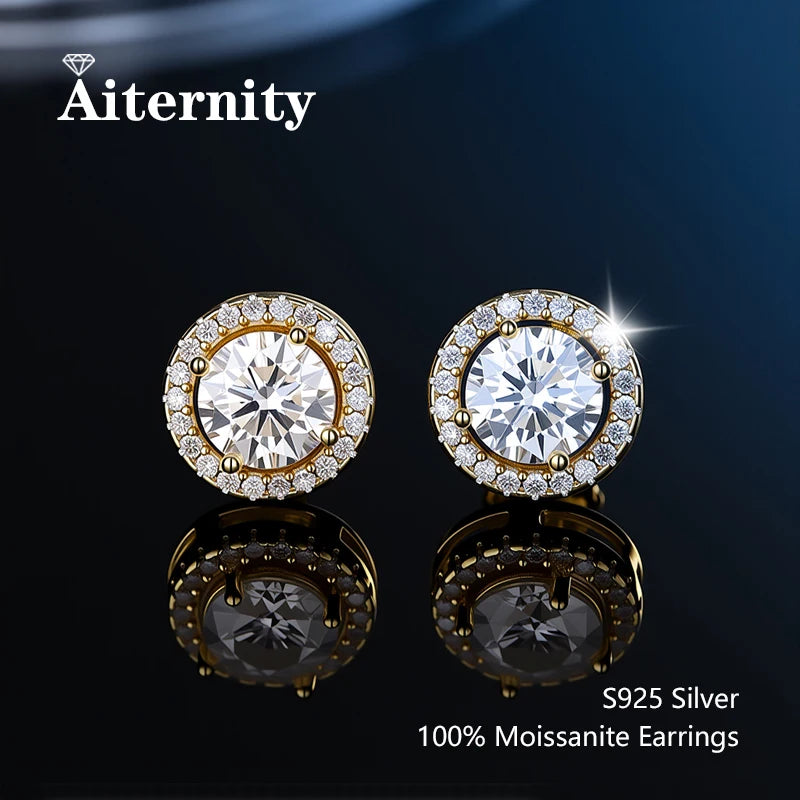 Brilliant Diamond Moissanite Earings