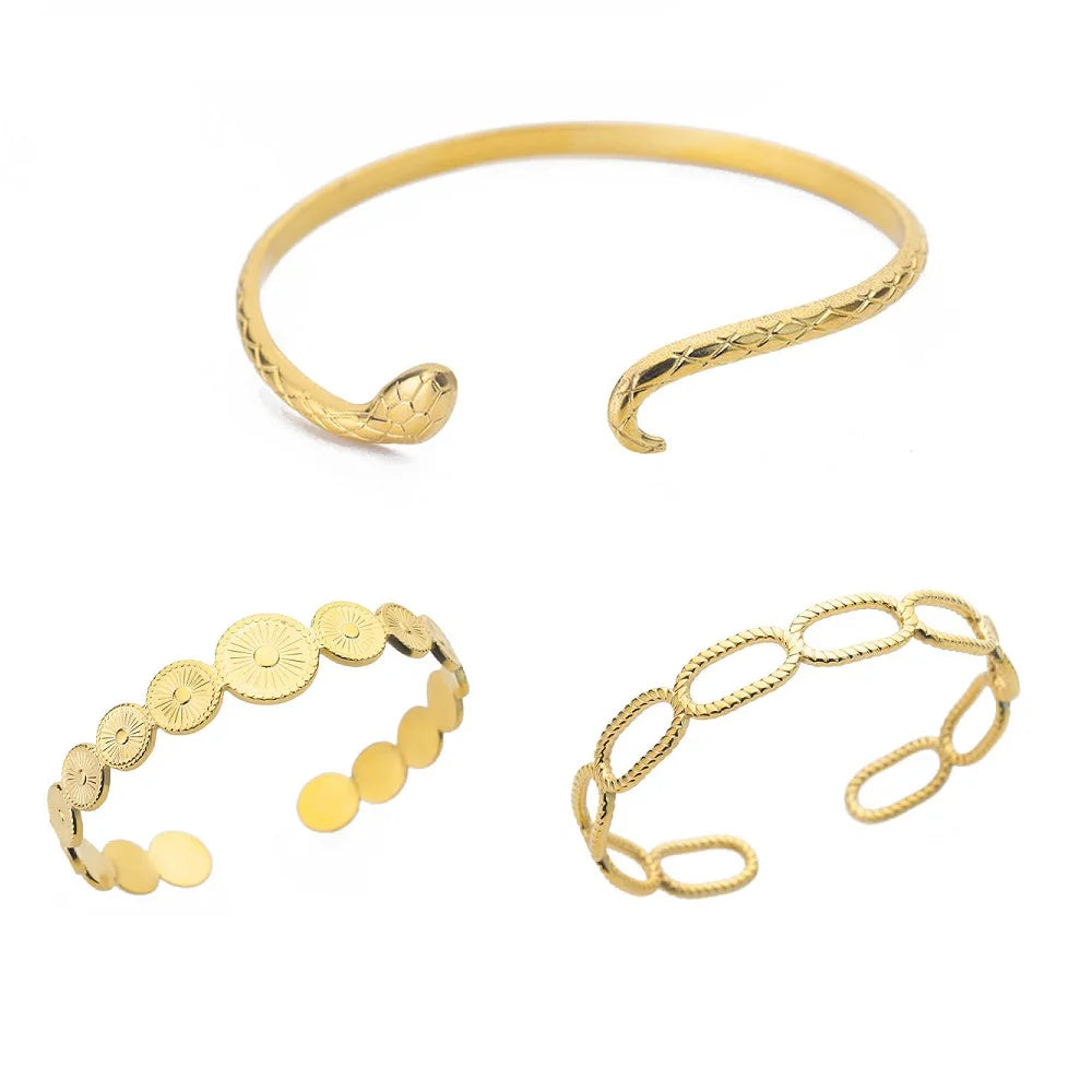 Golden Eclipse Bangle