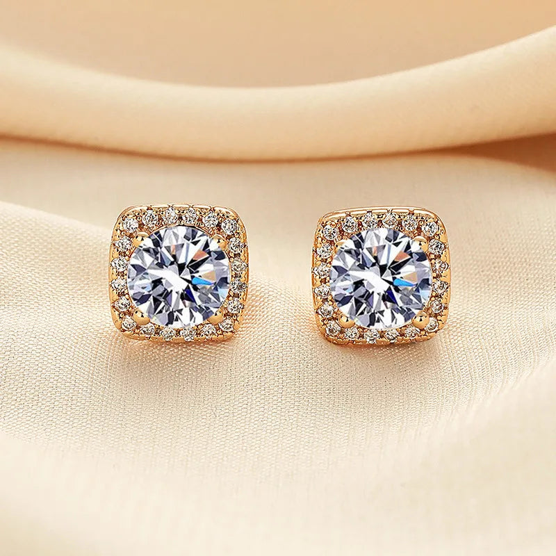 Brilliant Diamond Moissanite Earings