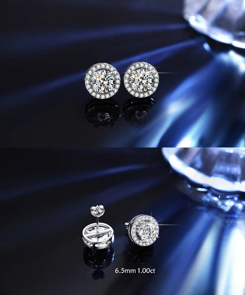 Brilliant Diamond Moissanite Earings