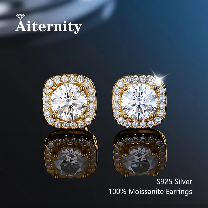 Brilliant Diamond Moissanite Earings