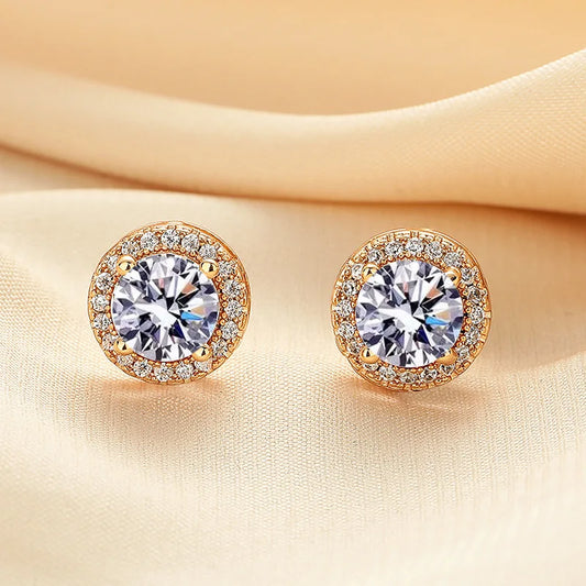 Brilliant Diamond Moissanite Earings