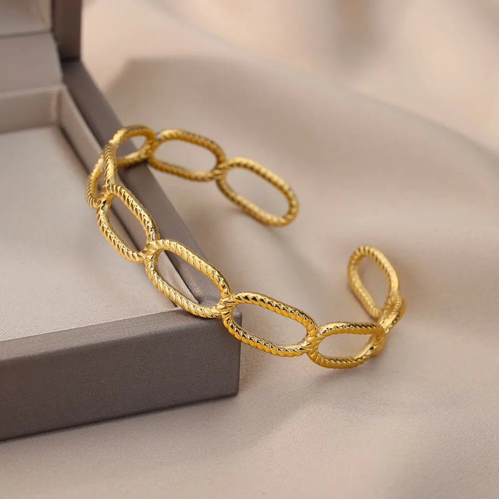 Golden Eclipse Bangle