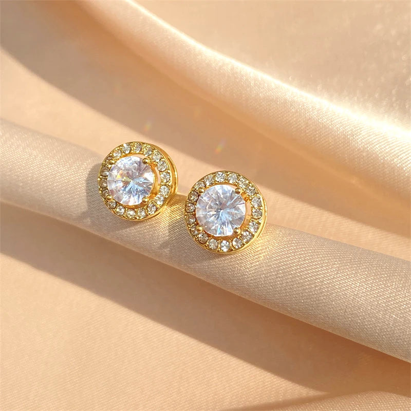 Brilliant Diamond Moissanite Earings