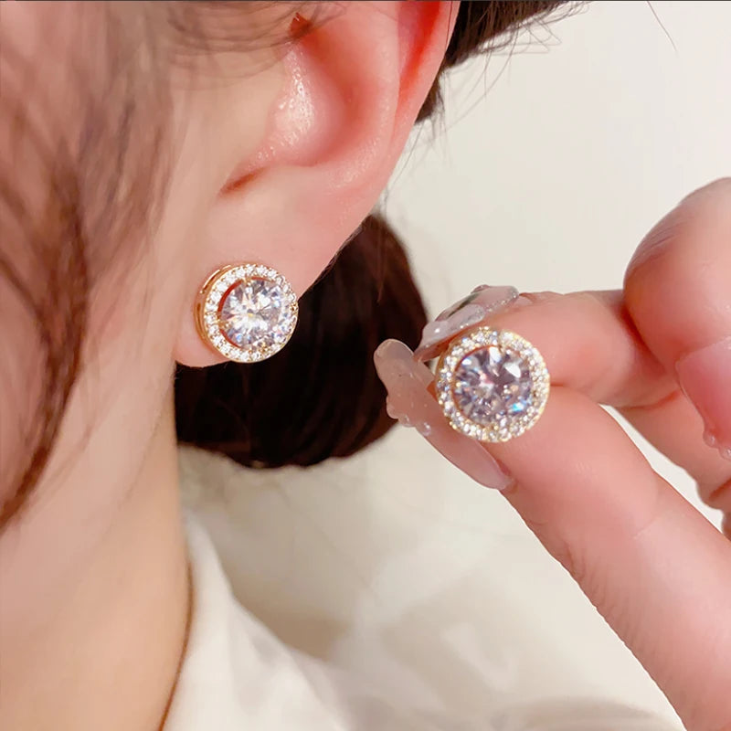 Brilliant Diamond Moissanite Earings