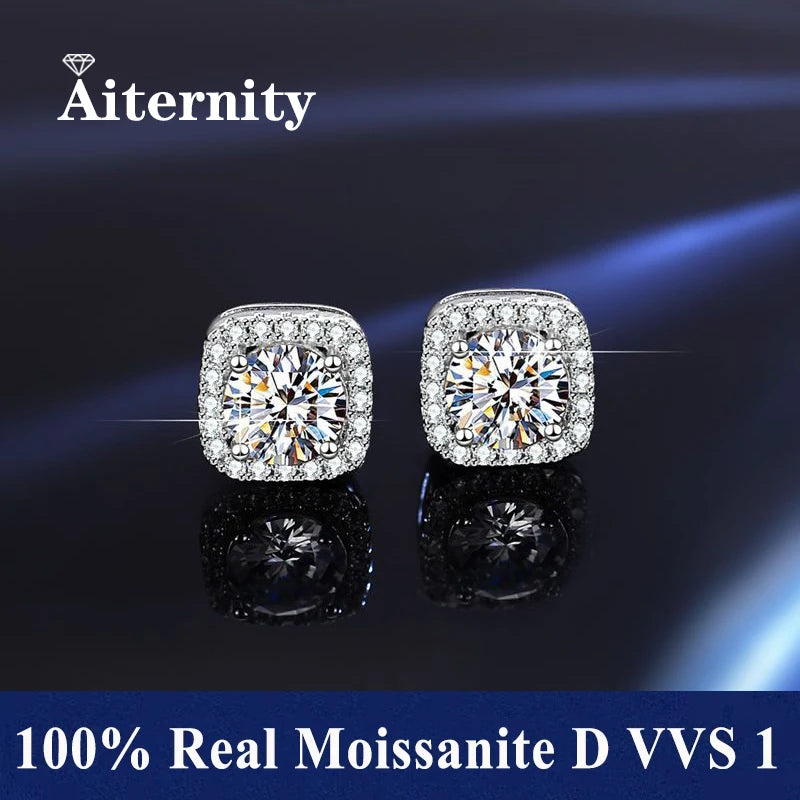 Brilliant Diamond Moissanite Earings