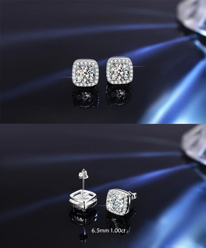 Brilliant Diamond Moissanite Earings