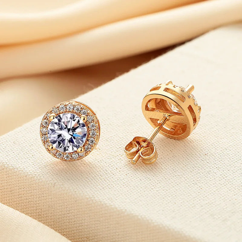 Brilliant Diamond Moissanite Earings