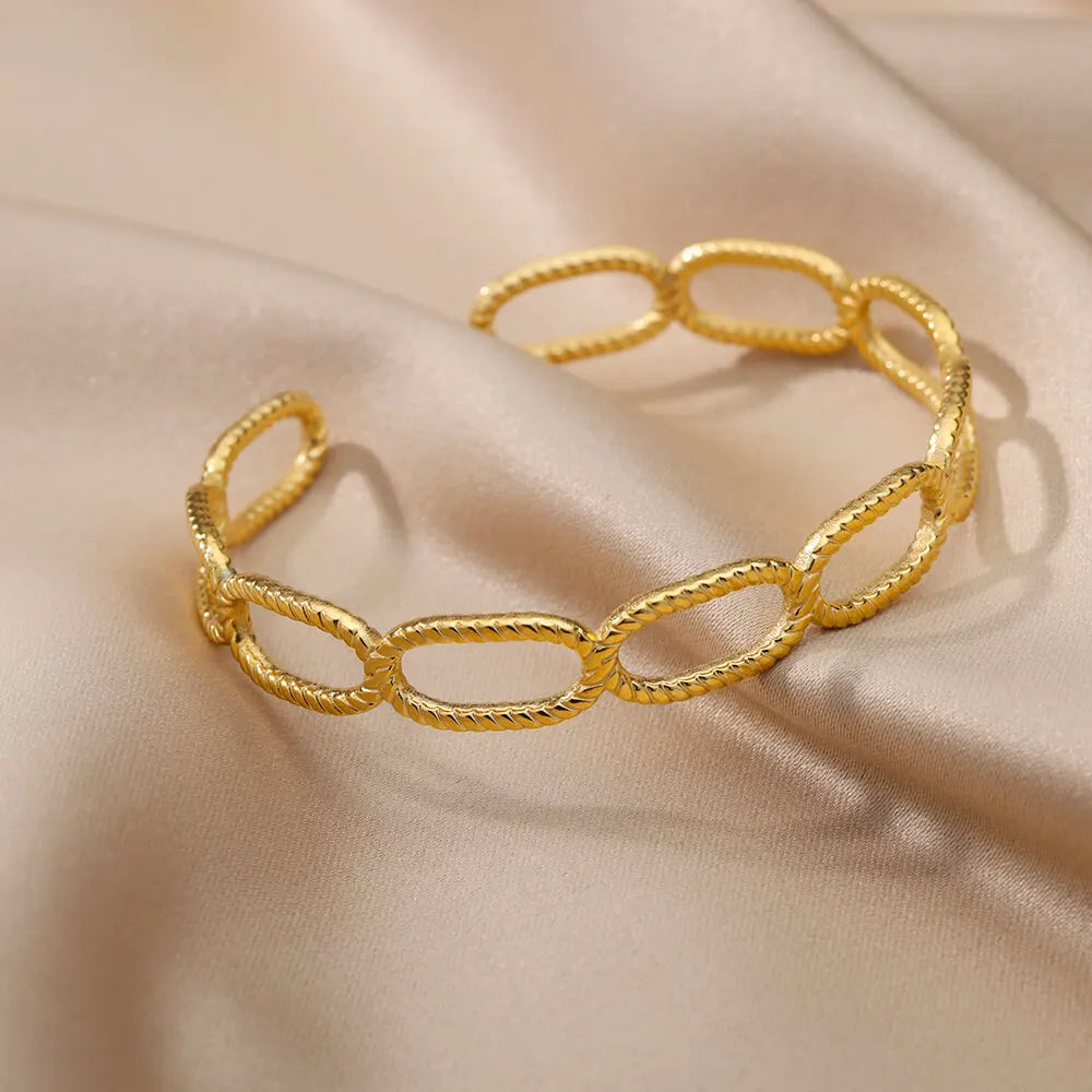 Golden Eclipse Bangle