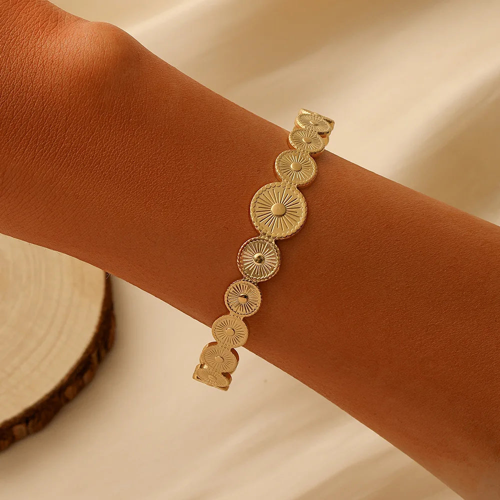 Golden Eclipse Bangle