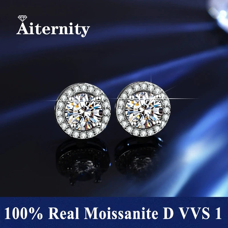 Brilliant Diamond Moissanite Earings