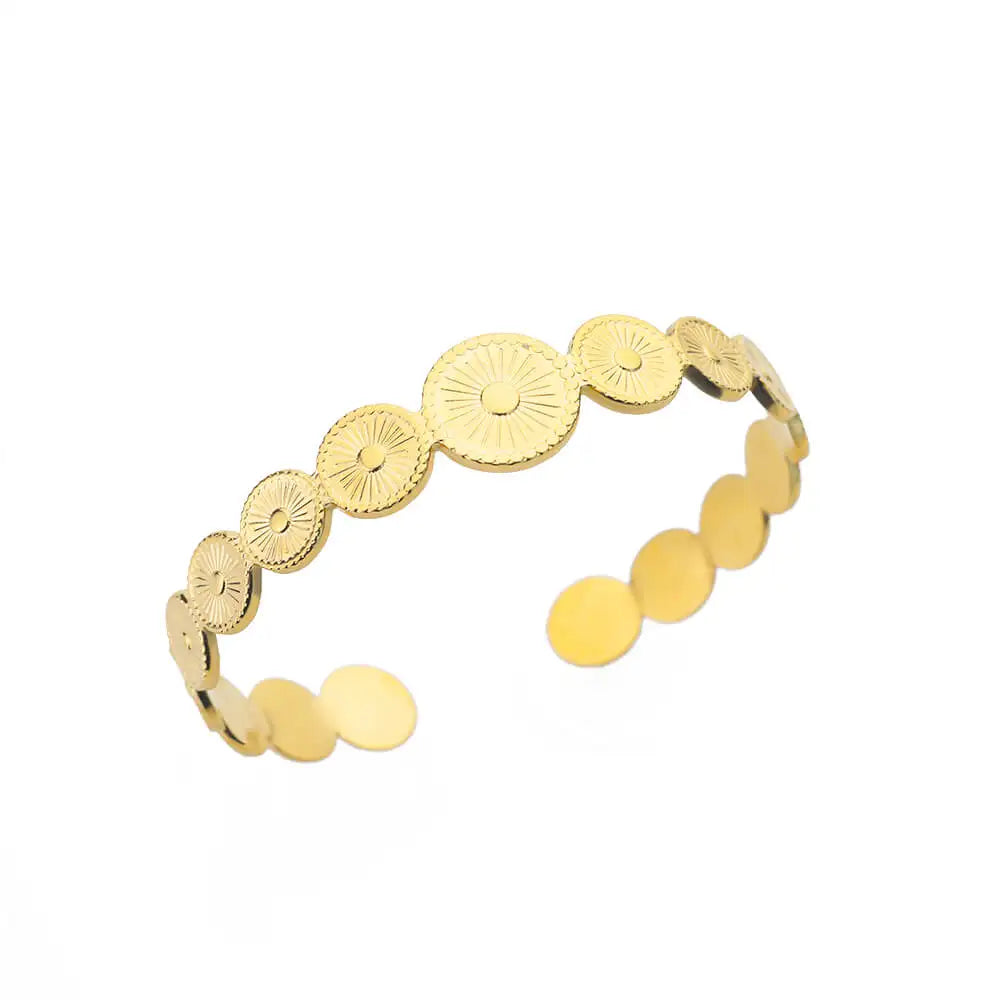 Golden Eclipse Bangle